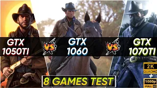 GTX 1050 Ti vs GTX 1060 vs GTX 1070 Ti | 8 Games Tested | How Big Difference | 1440P & 1080P