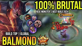 BALMOND BEST BUILD 2024 | BUILD TOP 1 GLOBAL BALMOND GAMEPLAY | MOBILE LEGENDS✓