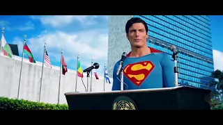 Superman IV End Podium Speech Remastered With New Background Matte