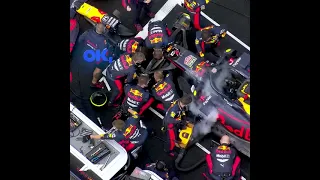 Max crashes during the formation lap and ends up on the podium