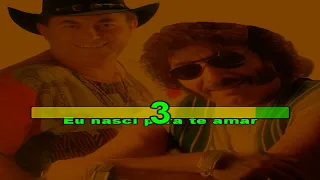 Milionário e José Rico - Nasci Para Te Amar (1994) - karaoke