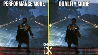 Star Wars Jedi: Fallen Order - Xbox Series X Performance Mode Vs Quality Mode Comparison 4K