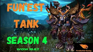 WoW - Most Fun Tank to Play tier List for Season 4 Dragonflight Mythic Plus