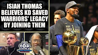 Chris Broussard Disputes Isiah Thomas Saying Kevin Durant Saved Warriors' Legacy by Joining Them