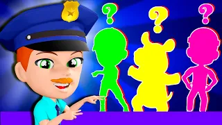 Tickle Policeman 👮‍♂️🚓🚨 Compilation  | Kids Songs and Nursery Rhymes by Lights Kids 3D