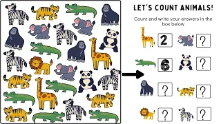 Preschool Activities For Kids | Numbers, Colors & Animals | #preschoollearning