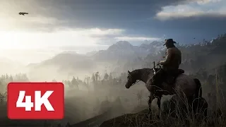 Riding Across the Beautiful Red Dead Redemption 2 Map (4K)