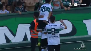 CORITIBA (3) 1 x 0 (1) ATHLETICO PR - GOL DO ALEF MANGA