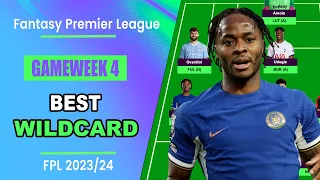 FPL Gameweek 4: BEST WILDCARD TEAM | Fantasy Premier League Tips 2023/24