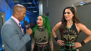 Raquel Rodríguez & Shotzi hablan de hacer equipo por los Titulos en Parejas - Raw 22/05/2023 Español