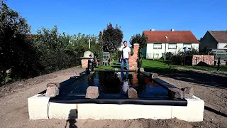 Modern Koi Blog #4132 - Andis komplett selbst gebauter 12.000 Liter Teich