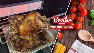 Broiler Hähnchen vom Drehspieß