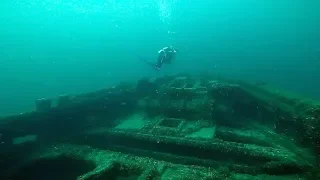 Diving the Thunder Bay National Marine Sanctuary, Alpena, Michigan Including the E.B. Allen