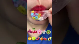 asmr SWEET 🍧🍧🍧🍇🍇🍇🍉🍉🍉🌸🌸🌸eating sounds #shorts