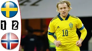 Sverige - Norge 1-2 Highlights  UEFA Nations League 2022