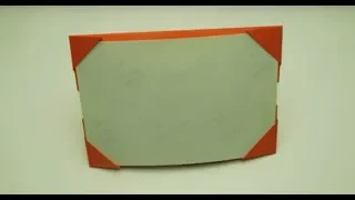 Как сделать рамку для фотографий из бумаги. Оригами фоторамка из бумаги