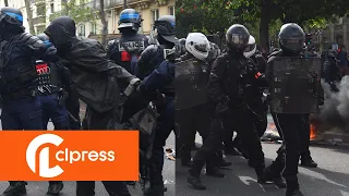 Manifestation du 1er mai à Paris : colères et violences (1er mai 2024, Paris, France) [4K]