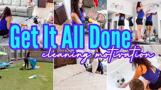 BUSY MOM GET IT ALL DONE | HOLIDAY CLEAN WITH ME | SPEED CLEANING MOTIVATION 2022