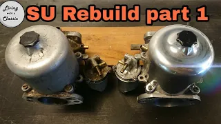 SU Carburettor - Rebuild part 1 Disassembly