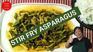 STIR FRY ASPARAGUS