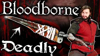 It WORKS?! REAL Bloodborne Saw Spear TESTED!