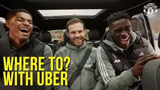 Mata, Rashford, Young and Tuanzebe ask Where To? With Uber