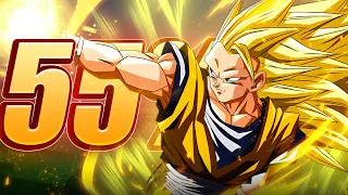 A SLOT ONE GOD? HOW GOOD IS AGL SSJ3 ANGEL GOKU AT 55%? (Dokkan Battle)