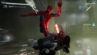 Spider-Man Ps4 Gameplay of Olympus Hideout against Hammerhead's men