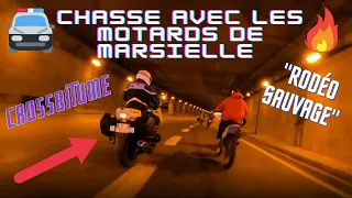 (cours poursuite) Police vs motocross à Marseille !