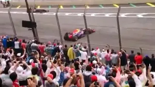 Sebastian Vettel after winning the Brazilian Grand Prix 2013 🇧🇷🔥😳