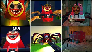 3 Choo Choo Charles mobile games / horror spider train