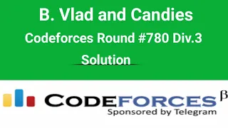 B. Vlad and Candies | Codeforces Solution | Codeforces Round 780 Div.3 | C++ | Bangla