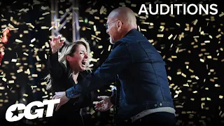 GOLDEN BUZZER Noise Maker Geneviève Côté Shocks Howie Mandel | Canada’s Got Talent