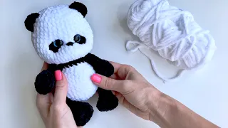 Crochet little panda // VIDEO TUTORIAL