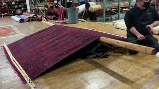 How We Remove Wrinkles From Antique Rugs