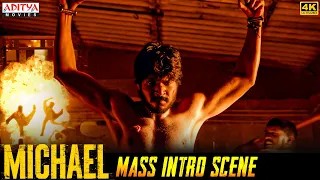 Michael Mass Intro Scene | Vijay Sethupathi, Sundeep Kishan, Divyansha | Aditya Movies