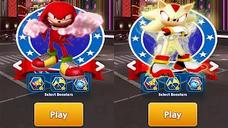 Sonic Prime Dash - Power Knuckles vs Super Shadow | All Characters Unlocked | New Update