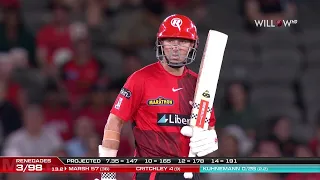 Shaun Marsh 82 runs vs Brisbane Heat| Knockout - Melbourne Renegades vs Brisbane Heat