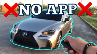 How To Remote Start Your Lexus WITHOUT The App!!