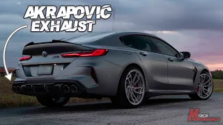 Installing An Akrapovic Exhaust On A Bmw M8 - Sound Clips!