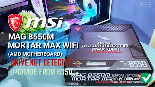 MSI MAG B550M Mortar Max WiFi | Powerful but blind, upgrading B350M build