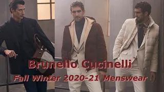 Brunello Cucinelli the short review of the menswear fashion collection fall winter 2020 21