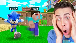 SONIC TROLL na NOOBKU w Minecraft!