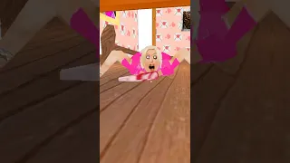 Barbie Granny Extreme Mode Bed Jumpscare!!! #shorts #short #granny #barbie #gameplay