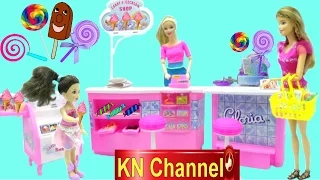 Đồ chơi trẻ em SIÊU THỊ BÁNH & KEM BÚP BÊ BARBIE SUPERMARKET CANDY & ICE CREAM SHOP FOR DOLL