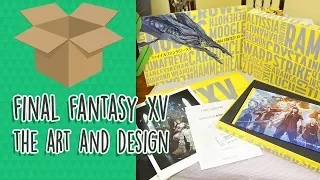 Unboxing Final Fantasy XV Art & Design (Signed by Tomohiro Hasegawa) 【ファイナルファンタジーXVの芸術とデザイン】