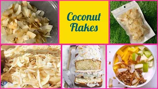 HOW TO MAKE COCONUT FLAKES/COCONUT CHIPS WITH JUST (3) INGREDIENTS/SOURCE OF INCOME .