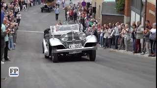 Horch-Oldtimer rollen über steile Teststrecke