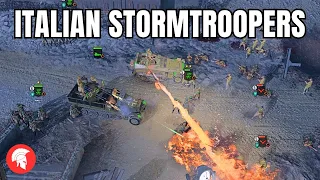 ITALIAN STORMTROOPERS | COH3 | Afrikakorps | 4vs4 | No Commentary