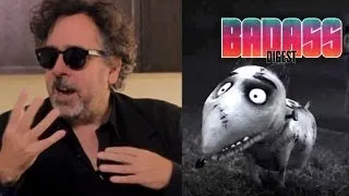 Tim Burton Frankenweenie Interview - 1984 & 2012 Films, Monster Movies and Makeup